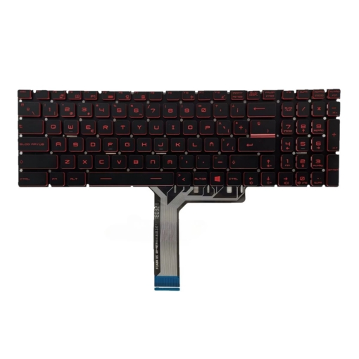 Teclado MSI GL63 GL65 GL72 LG72M GL73 Rojo con Backlight (retroiluminado)